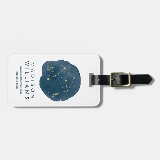 天秤座 ラゲッジタグ (正面横)