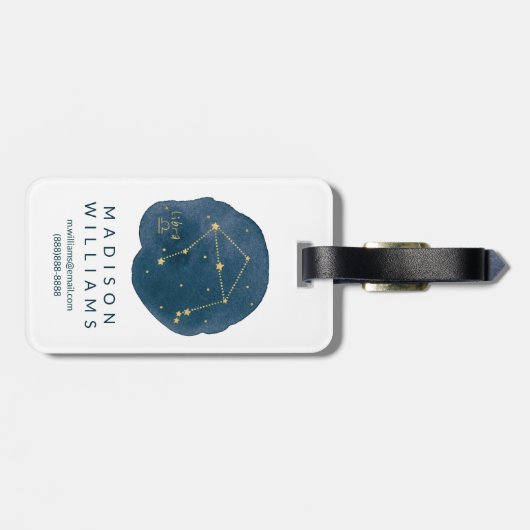 天秤座 ラゲッジタグ (裏面横)