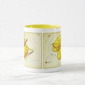 天秤座 ヴィンテージ 星座 ありあの鏡 マグカップ (中央)