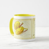 天秤座 ヴィンテージ 星座 ありあの鏡 マグカップ (正面左)