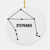 天秤座〔占星術の〕十二宮図オーナメント セラミックオーナメント (裏面)