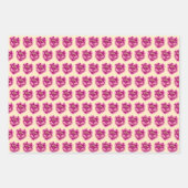 天秤座〔占星術の〕十二宮図コケットハートお誕生日ケーキ ラッピングペーパーシート (正面3)