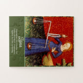 天秤座〔占星術の〕十二宮図サインはかりで測誕生日パーティー ジグソーパズル (横)