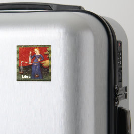 天秤座〔占星術の〕十二宮図サインはかりで測誕生日パーティー マグネット