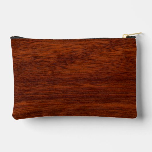 天秤座〔占星術の〕十二宮図サインオンマホガニーブラウンスタイルプリント アクセサリーポーチ (裏面)