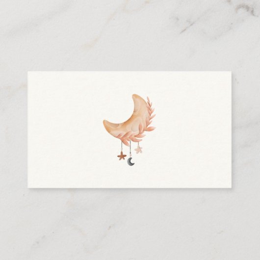 天秤座〔占星術の〕十二宮図サイン赤ちゃんシャワー囲いカード エンクロージャーカード (裏面)