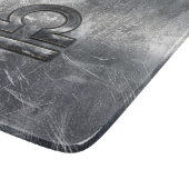 天秤座〔占星術の〕十二宮図シンボルシルバースチールスタイル カッティングボード (角)