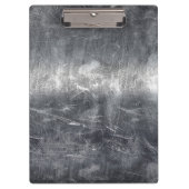 天秤座〔占星術の〕十二宮図シンボルシルバースチールスタイル クリップボード (正面)