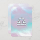 天秤座〔占星術の〕十二宮図シンボルマザーオブパールスタイル (正面/裏面)