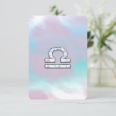 天秤座〔占星術の〕十二宮図シンボルマザーオブパールスタイル (スタンド正面)