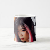 天秤座〔占星術の〕十二宮図ミュージシャンハープ コーヒーマグカップ (中央)