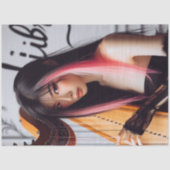 天秤座〔占星術の〕十二宮図ミュージシャンハープ 薄葉紙 (正面)