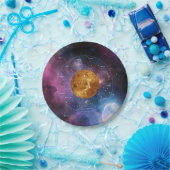 天秤座〔占星術の〕十二宮図占星術のサイン – 惑星ビーナス ペーパープレート (パーティー)