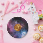 天秤座〔占星術の〕十二宮図占星術のサイン – 惑星ビーナス ペーパープレート (パーティー)
