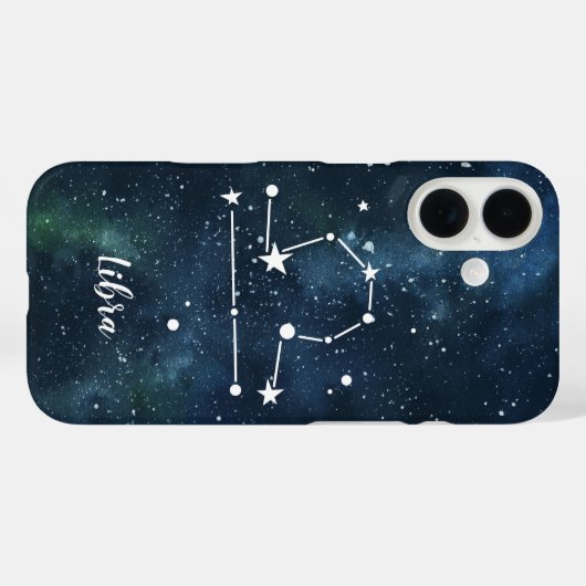 天秤座 | 〔占星術の〕十二宮図占星術の標識コンステレーション Case-Mate iPhoneケース (裏面 (横))