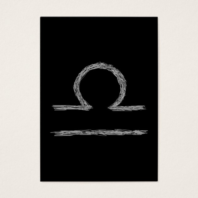 天秤座。〔占星術の〕十二宮図占星術の記号。 (正面)