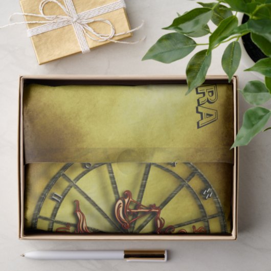 天秤座〔占星術の〕十二宮図占星術デザイン占星術 薄葉紙 (ギフト)