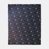 天秤座〔占星術の〕十二宮図名コンステレーションアストロロジー フリースブランケット (正面)