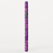 天秤座〔占星術の〕十二宮図明るい赤紫色ピンクデジタル迷彩柄 Case-Mate iPhoneケース (裏面/右)