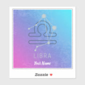 天秤座〔占星術の〕十二宮図星印占星術星座 シール (シート)