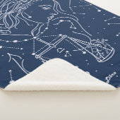 天秤座〔占星術の〕十二宮図標識 シェルパブランケット (3/4)