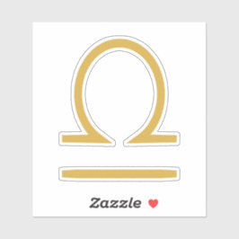 天秤座〔占星術の〕十二宮図標識 シール