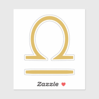 天秤座〔占星術の〕十二宮図標識 シール