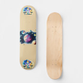 天秤座〔占星術の〕十二宮図標識 スケートボード (正面)