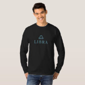 天秤座〔占星術の〕十二宮図標識 Tシャツ (正面フル)