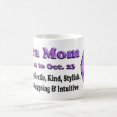 天秤座〔占星術の〕十二宮図母の日コーヒーマグ コーヒーマグカップ (中央)