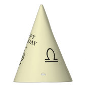 天秤座〔占星術の〕十二宮図誕生日 パーティーハット (右)