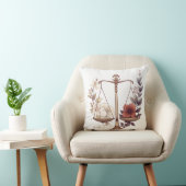 天秤座〔占星術の〕十二宮図 クッション (椅子)