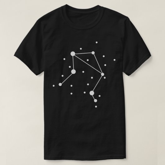 天秤座〔占星術の〕十二宮図 Tシャツ (デザイン正面)
