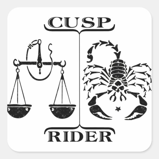 天秤座/蠍座 スクエアシール (正面)