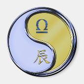 天秤座 & 金龍年生まれ マグネット (正面)