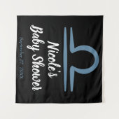 天秤座 9月10月 誕生日 占星術 タペストリー (正面(横))