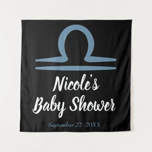 天秤座 9月10月 誕生日 占星術 タペストリー (正面)