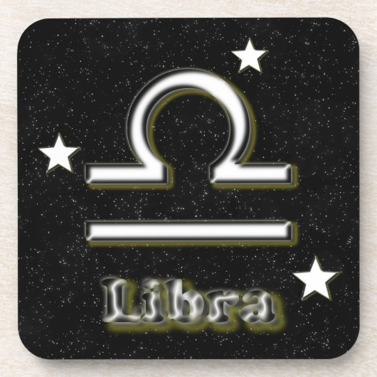 天秤記号 コースター (正面)