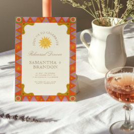 天空お洒落フォークリハーサルディナー 招待状