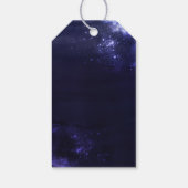 天空と金ゴールドムーン結婚ズテーマC ギフトタグ (裏面)