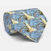 天空に広がる晴れた大きな木の枝 ネクタイ (ロール)