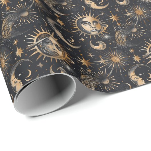 天空に独自の顔を作成する ラッピングペーパー (ロールコーナー)