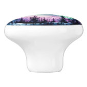 天空のオーロラボレアリスノーザンライツビビビッド セラミックノブ (側面)