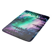 天空のオーロラボレアリスノーザンライツビビビッド バスマット (アングル)