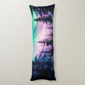 天空のオーロラボレアリスノーザンライツビビビッド ボディピロー (裏面 (縦))