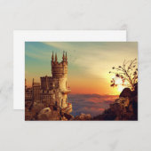 天空のキャッスルタワーズ サンキューカード (正面/裏面)