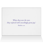 天空のクリスマススタークリスチャンアートバイブル引用文 (内部横(上))