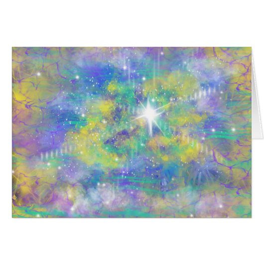 天空のクリスマススタークリスチャンアートバイブル引用文 (正面横)