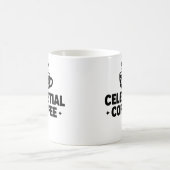 天空のコーヒーマグ – 月と星コズミックカップ コーヒーマグカップ (中央)