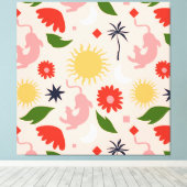 天空のジャングル キャンバスプリント (インサイチュ (ウッドフロア))